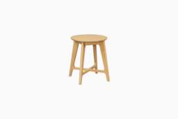 Carrington Round Side Table - Round Lamp Table Oak - thumbnail 2