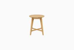 Carrington Round Side Table - Round Lamp Table Oak
