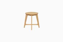 Carrington Round Side Table - Round Lamp Table Oak - thumbnail 4