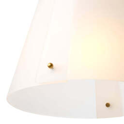 Eichholtz Trianon Pendant Antique Brass Finish White Glass - Pendant Trianon - thumbnail 4