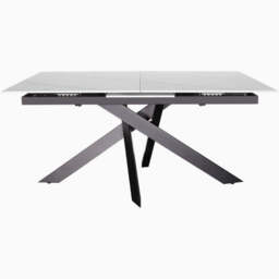 Avalon Extending Dining Table - Extending Dining Table 160/200cm Sintered Stone / Satin Grey - thumbnail 1