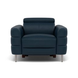 Hoy Armchair - Chair Static W/Manual Headrest Cat M - M5661 Melbourne Navy Blue - thumbnail 1