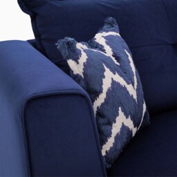 Faith Standard Back Loveseat - Love Chair Grade D - Pillow Back / Regent Chocolate / Gold Feet - thumbnail 7