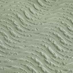 Catherine Lansfield Heatset Wave Green Duvet Set - DISC Heatset Wave Mint Green Duvet Set Double - thumbnail 3