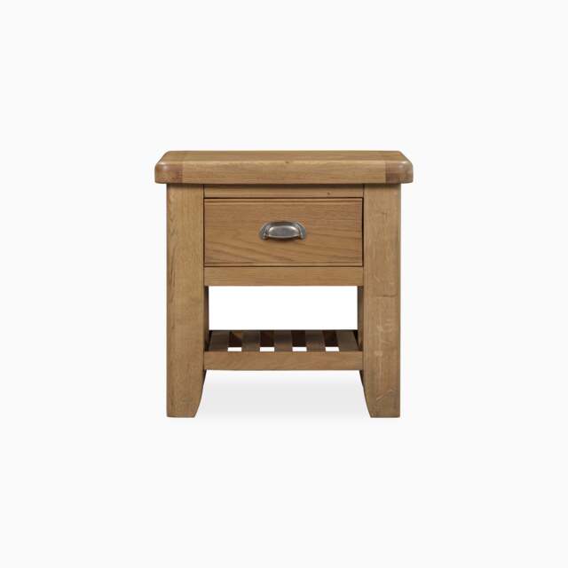 Willowmere Side Table - Lamp Table Oak - image 1