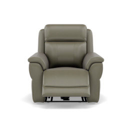 Juno Recliner Armchair - Power Recliner Chair Lumbar Support Cat 60 - Power with Power Lumbar & USB - Cat-60/20 Montana Pewter