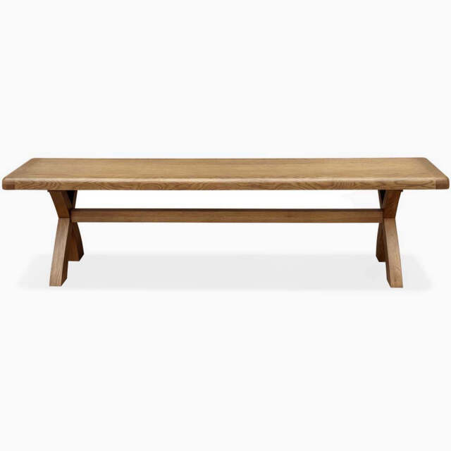 Willowmere Dining Bench - 200cm Dining Bench Oak - image 1
