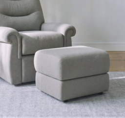 G Plan Holmes Footstool - Footstool Grade L - L840 Cambridge Chalk - thumbnail 2