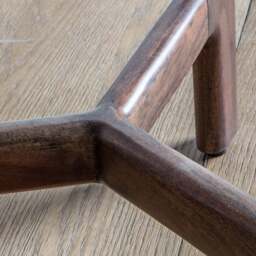 Barcelona Side Table - Side Table Dark Wood / Marble - thumbnail 4