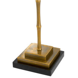 Eichholtz Seraphina Floor Lamp Vintage Brass Finish Black Granite Base - Floor Lamp Seraphina - thumbnail 4