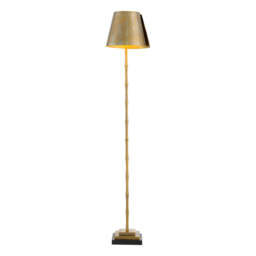 Eichholtz Seraphina Floor Lamp Vintage Brass Finish Black Granite Base - Floor Lamp Seraphina - thumbnail 2