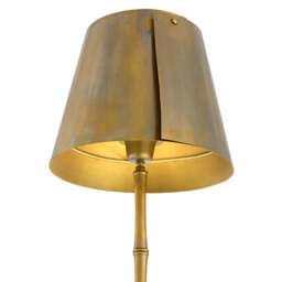 Eichholtz Seraphina Floor Lamp Vintage Brass Finish Black Granite Base - Floor Lamp Seraphina - thumbnail 3