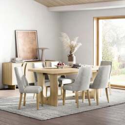 Camden Small Extending Dining Table - Small Extending Dining Table Light Oak - thumbnail 2