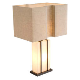 Eichholtz Graham Table Lamp Bronze Highlight Finish Alabaster - Table Lamp Graham - thumbnail 4