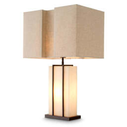Eichholtz Graham Table Lamp Bronze Highlight Finish Alabaster - Table Lamp Graham - thumbnail 1