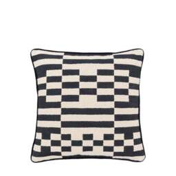 Lohko Woven Black Cushion - Lohko Woven Cushion Ink 45CM - thumbnail 4