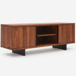 Raindale TV Unit - TV Unit Dark Oak / Metal Legs - thumbnail 4