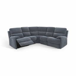 Flow Corner Recliner Sofa - Combination 3 2 Corner 2 with 2 Power Recliners Fabric - Power Recliner with USB - FAB-MIL-110 SAND