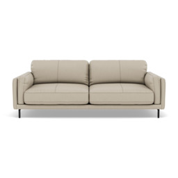 Morris 3 Seater Small Sofa - 2.5 Seater Sofa Compact Cat 25 - NC-041E SILVER GREY - thumbnail 1