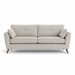 Zara 4 Seater Sofa - 4 Seater Sofa - Kensington Mink / Light Feet - thumbnail 1