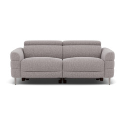 Hoy 3 Seater Sofa - 3 Str Static W/Manual Headrest Fabric - KB-1291-UK Amigo Granite