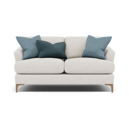 Tulip 2 Seater Sofa - 2 Seater Sofa Fabric - Pillow Pack 1 / Feet - Light - thumbnail 7