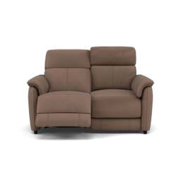 Orkney 2 Seater Recliner Sofa - 2 Seater Sofa with 2 Power Recliners Fabric - Power Recliner with USB - BFA-MAD-05 DARK TAUPE - thumbnail 1