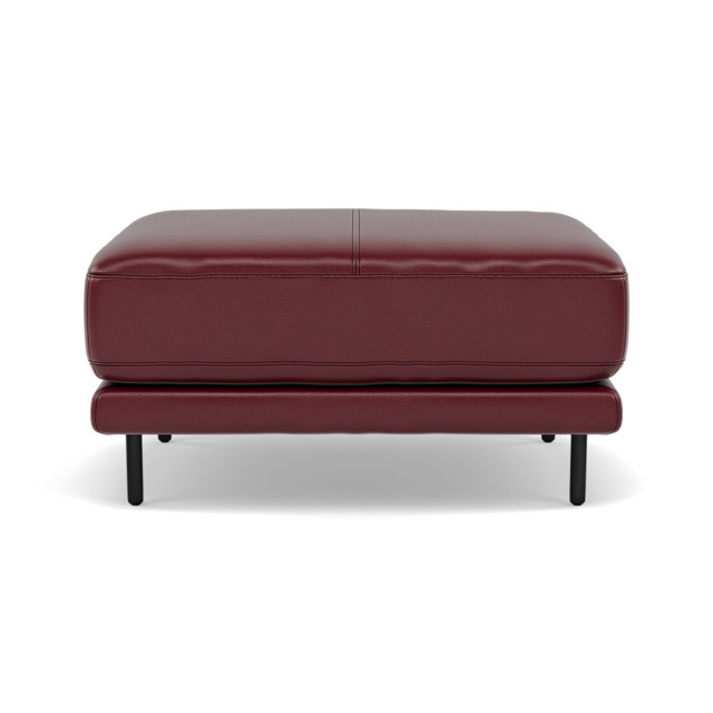 Morris Footstool - Rectangular Footstool Cat 20 - BV-035C DEEP RED - image 1