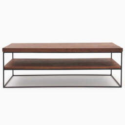 Raindale Coffee Table - Coffee Table Dark Oak / Metal Legs - thumbnail 1