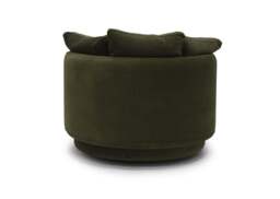 Vogue Williams Piccadilly Small Swivel Chair - Small Swivel Chair Soft Chenille - Soft Chenille Jade - thumbnail 4