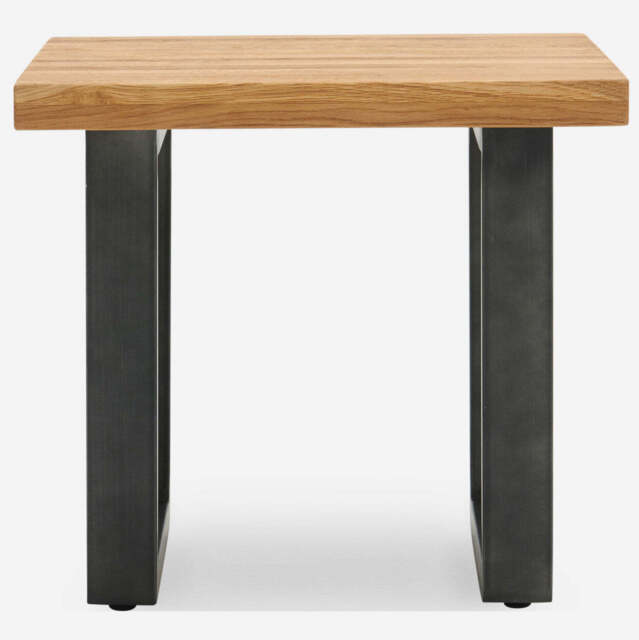 Bourton Oak Side Table - Lamp Table Oak / Veneer - image 1