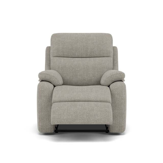 G Plan Kingsbury Recliner Armchair - Power Recliner Chair with USB Grade W - Power Recliner with USB - W001 Loom Smoke - image 1