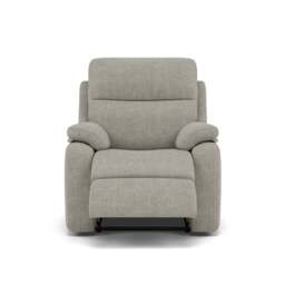 G Plan Kingsbury Recliner Armchair - Power Recliner Chair with USB Grade W - Power Recliner with USB - W001 Loom Smoke