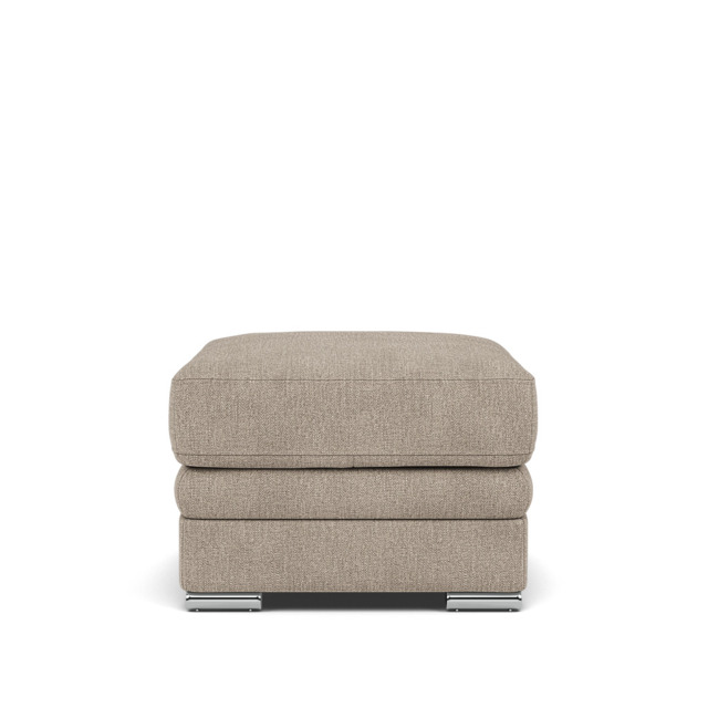 Gino Storage Footstool - Storage Stool F8 - Darwin Mink 50366 / Metal Feet - image 1