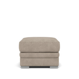 Gino Storage Footstool - Storage Stool F8 - Darwin Mink 50366 / Metal Feet - thumbnail 1