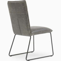 Marx Pair of Grey Dining Chairs - Dining Chair - Pair Grey - thumbnail 4