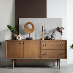 G Plan Marlow Wide Sideboard - Wide Sideboard Medium-Tone Oak - thumbnail 2
