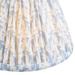 Blue Leaf Fabric Shade - DHD Leaf Shade Shell Bay Blue Fabric 18x14x30CM - thumbnail 2
