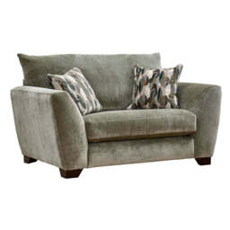 Mylo Loveseat - Love Chair Grade A - Kingston Silver / Mid Oak - thumbnail 3