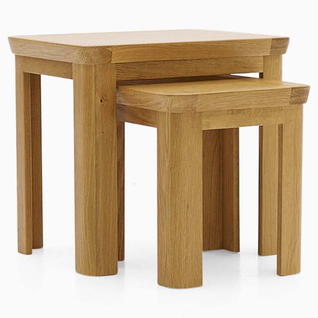 Treviso Nest of Tables - Nest of Tables Light Oak - image 1