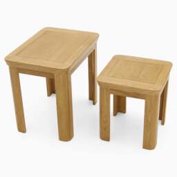 Treviso Nest of Tables - Nest of Tables Light Oak - thumbnail 3