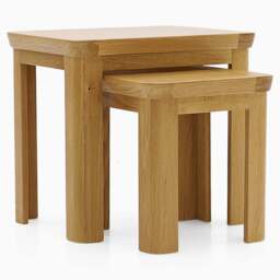 Treviso Nest of Tables - Nest of Tables Light Oak