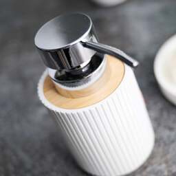 Berkeley White Soap Dispenser - Berkeley Soap Dispenser White - thumbnail 4