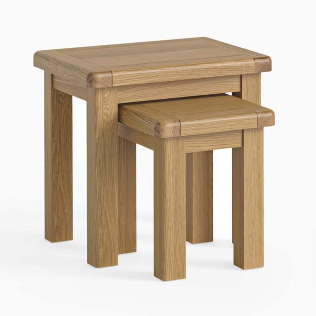 Navarre Nest of Tables - Nest of Tables Oak / Oak Veneer - image 1