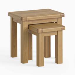 Navarre Nest of Tables - Nest of Tables Oak / Oak Veneer