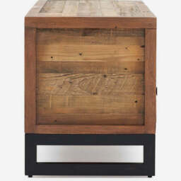 Detroit TV Unit - Small TV Unit Oaklands & Rustic Natural Finish - thumbnail 5