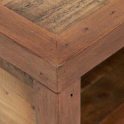 Detroit TV Unit - Small TV Unit Oaklands & Rustic Natural Finish - thumbnail 2