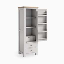 Salford Larder Unit - Single Larder Unit Stone Grey - thumbnail 2