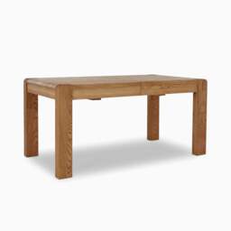 Solvi Extending Compact Dining Table - Compact Ext Dining Table 135/175cm Solid Oak / Oak Veneer - thumbnail 2