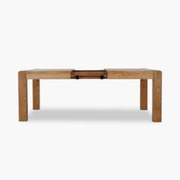 Solvi Extending Compact Dining Table - Compact Ext Dining Table 135/175cm Solid Oak / Oak Veneer - thumbnail 3
